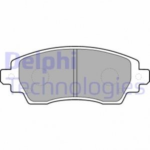 Гальмівні колодки, дискові. Delphi LP1560 (фото 1)