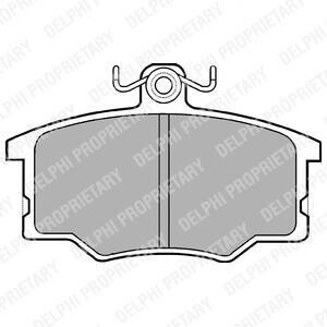 Комплект гальмівних колодок з 4 шт. дисків Delphi LP179