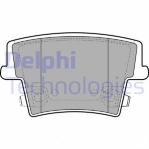 Гальмівні колодки, дискові. Delphi LP2035
