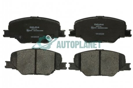 Тормозные колодки, дисковые. Delphi LP3370
