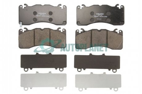 Тормозные колодки, дисковые. Delphi LP3377