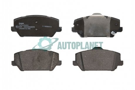 Гальмівні колодки, дискові. Delphi LP3400