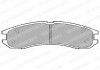 Комплект гальмівних колодок з 4 шт. дисків Delphi LP595 (фото 1)