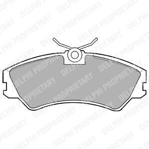 VW гальмівні колодки передн.T4 90- (14&quot;) Delphi LP668