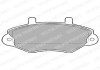 Комплект гальмівних колодок з 4 шт. дисків Delphi LP767 (фото 1)