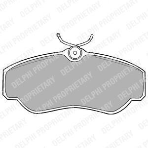 Комплект гальмівних колодок з 4 шт. дисків Delphi LP913