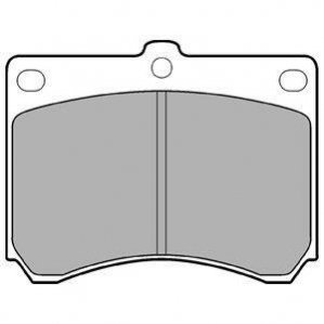 Тормозные колодки дисковые Delphi LP935
