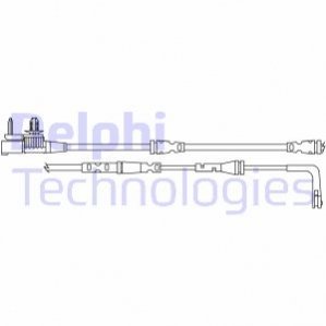 Датчик износа, тормоз. Delphi LZ0315