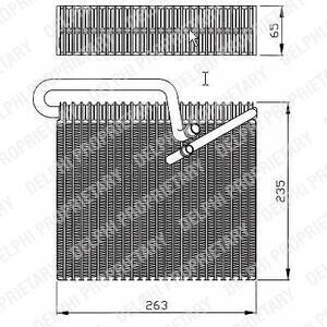 OPEL випарник кондиціонера ASTRA G 04- Delphi TSP0525148