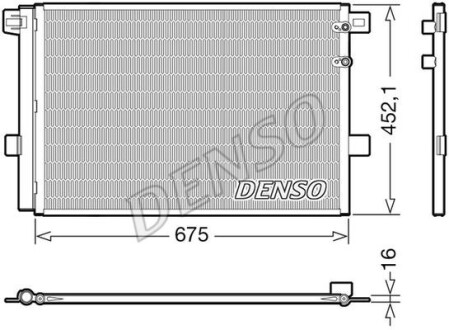 Конденсер кондиціонера DENSO DCN32065