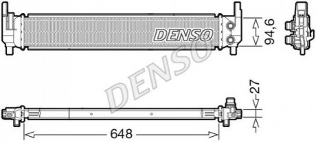 Интеркулер AUDI / VW / SEAT / SKODA A3 / Golf VII / Leon / Octavia 2012 - DENSO DRM02042