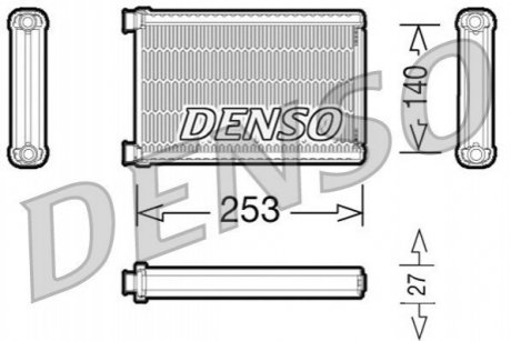 Радіатор системи опалення салона DENSO DRR05005 (фото 1)