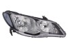 Фара передня Honda Civic 8 06-09 SDN пра. (ел) (без коректора) (без ламп) (HB3/HB4/WY21W/W5W) (чорн) DEPO 2171159RLDEM2 (фото 1)