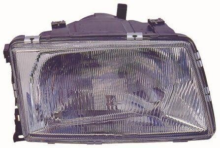 Фара передня Audi 100 82-91 пра.(мех) (без ламп) (H4/W5W) (крім 200) DEPO 441-1108R-LD-E
