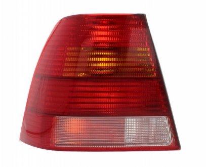 Ліхтар задній Volkswagen Bora 1998-2005 лівий прозоро-червоний DEPO 441-1931L-UE-CR (фото 1)