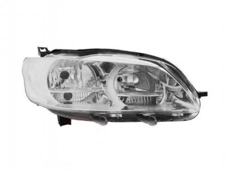 Фара передня Peugeot 301 2013 - ліва H7/H1, хутро/авт. DEPO 550-1158L-LD-EM