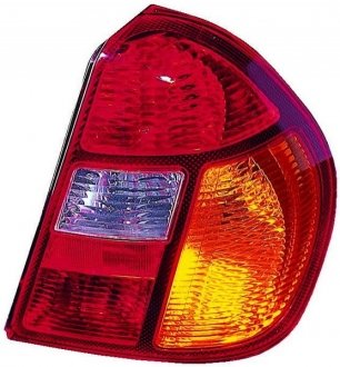 Ліхтар задній Renault Symbol I 2002-2008 правий червоно-жовтий DEPO 551-1932R-UE