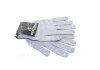 Перчатки с микроточкам ПВХ серый белый1 00 ПЭ13 класс размер 10 DOLONI 4413 (фото 1)