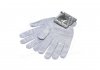 Перчатки с микроточкам ПВХ серый белый1 00 ПЭ13 класс размер 10 DOLONI 4413 (фото 4)