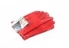 Перчатки спилковые, красные, с подкладкой, манжет крага, 27 см размер 10 DOLONI 4575 (фото 2)