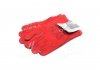 Перчатки спилковые, красные, с подкладкой, манжет крага, 27 см размер 10 DOLONI 4575 (фото 4)