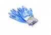 Перчатки трикотаж, полиэстер, манжет вязаный, нитрил, синий размер 10 DOLONI 4581 (фото 3)