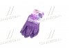 Перчатки трикотаж фиолетовые, полиэстер, манжет вязаный, нитрил, размер 7 DOLONI 4593 (фото 2)