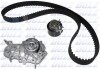 DOLZ NISSAN К-кт ГРМ (помпа + ролик + ремінь) KUBISTAR 1.2, RENAULT CLIO III 1.2 05-14 KD039