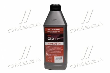 Антифриз G12+ STANDARD-40 LONG LIFE Червоний (0,9 кг) <ДК> Дорожня-карта 4802877306 (фото 1)