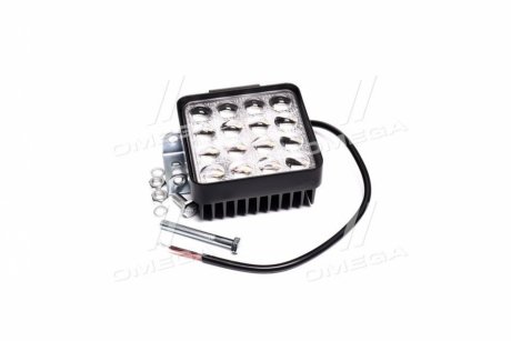 Фара LED квадратна 48W, 16 ламп, 5D <ДК> Дорожня-карта DK.485D-S