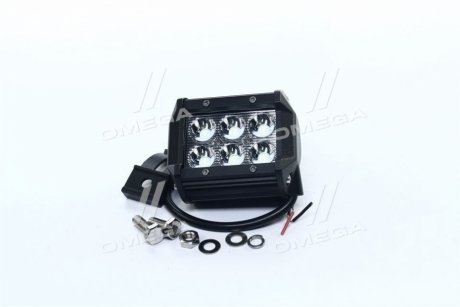 Фара LED додаткова 18W <ДК> Дорожня-карта DK B2-18W-C-LED (фото 1)