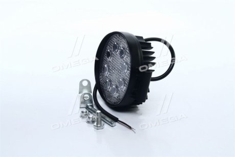 Фара LED кругла 24W, 8 ламп, 110 * 128мм, вузький промінь <ДК> Дорожня-карта DK B2-24W-A SL