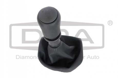 Чехол кулисы (черный) с ручкой переключения (черн 5ступ) без рамки VW T6 (15-) DPA 77111642802