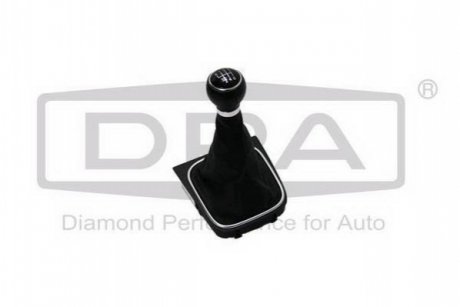 Ручка КПП с пыльником черный 6 ступ VW Golf (04-14), Jetta (06-14),Scirocco (09-14) DPA 87110767402