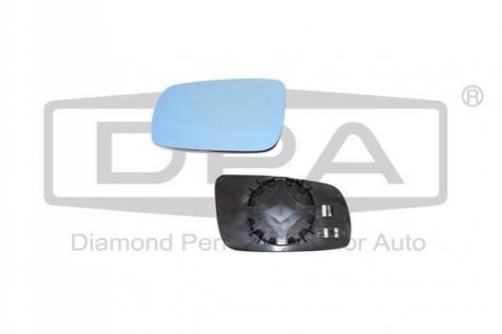 Элемент зеркальный левый голубой VW Golf IV (1J1) (97-05),Bora (98-05) DPA 88570105202 (фото 1)