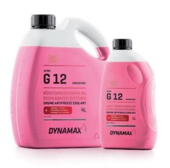 Антифриз G12 COOL ULTRA (червоний) концентрат (4L) DYNAMAX 500144