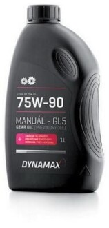 Масло трансмісійне HYPOL 75W90 GL5 (1L) DYNAMAX 501623