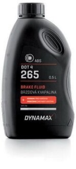 Гальмівна рідина DOT4 (0,5L) DYNAMAX 501890