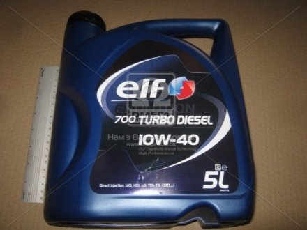 Масло моторное 10W40 EVOL 700 TurboDiesel (5л) ELF 201553