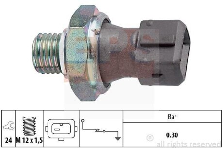 Датчик тиску масла 0,3 bar Bmw EPS 1.800.071