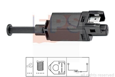 VW вмикач STOP-сигналів (під педаль) Audi A3,Skoda Octavia,Golf II,III,IV,Passat,Polo,T4,T5 EPS 1.810.055