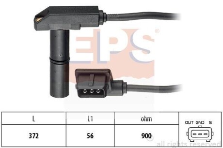 Датчик колінвала BMW 5 (E34) 88- EPS 1.953.048