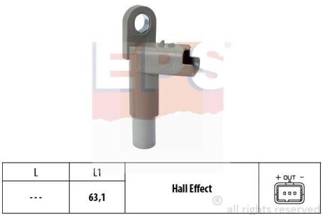 Датчик положення р/вала Ford Fiesta IV 1.4TDCi 09- EPS 1.953.463