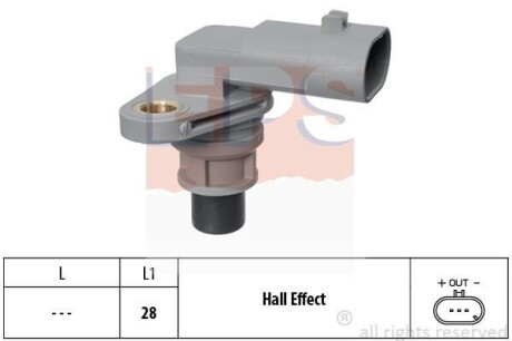 Датчик положення р.вала COMBO 1.6CDTI 12- EPS 1.953.626