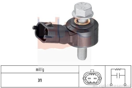 OPEL датчик детонації Vectra C 2,8 EPS 1.957.012