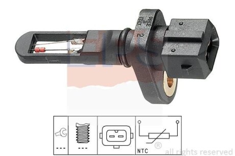 Датчик темп. впуск. повітря Audi, Seat, Skoda, VW 1.6-2.8 V6 01.95- EPS 1.994.001