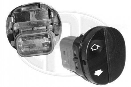 Кнопка стеклоподъемника Ford Fiesta 02-08/Fusion 02-12/Transit Connect 02-12 передн.прав. 6pin ERA 662221 (фото 1)
