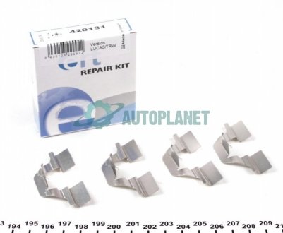 Планка суппорта (заднего) прижимная Citroen Berlingo/Peugeot Partner 08- (Lucas/TRW) ERT 420131