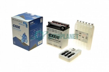 Стартерна батарея (акумулятор) EXIDE 12N12A-4A-1 (фото 1)