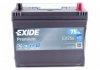 Акумуляторна батарея 75Ah/630A (270x172x222/+R/B01) Premium Азія EXIDE EA754 (фото 3)